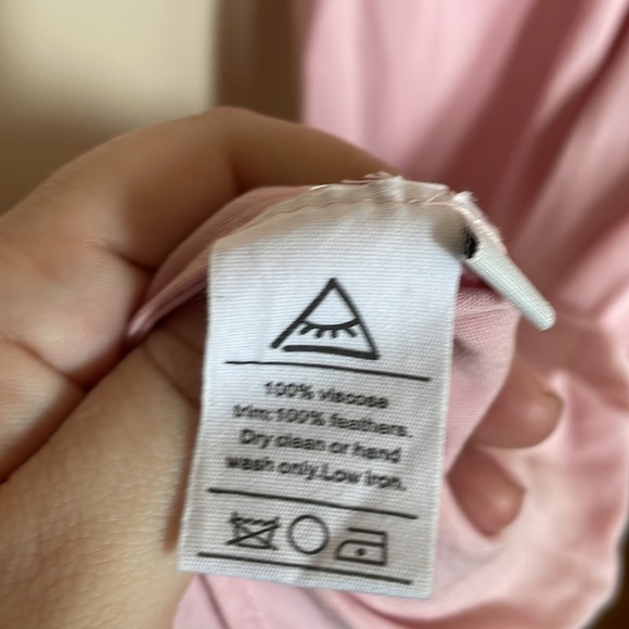 Sleeper Pink voulez vous dancer feather slip dress - Picture 5 of 9